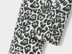 Name It leggings lys grå meleret med leoprint